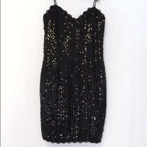 Vintage sequin bodycon dress